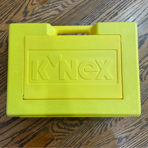 Carrying Case Knex Yellow Box VTG K'NEX Black Yellow Storage